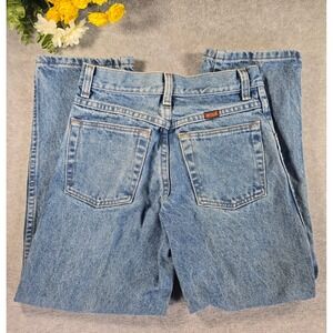 Rustler Boys Vintage 90s Straight Leg Denim Jeans Size 10 Reg Classic Cotton